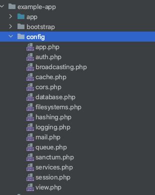 laravel config cached false.